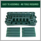 Gardening Accessories: VaKa Garden Farm Shed Garage Tools Storage Rack Handles Organizer Holder