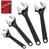 Door Hardware: SEDY 4Pc Adjustable Wrench Set Shifter Heavy Duty SAE & Metric Household Repair