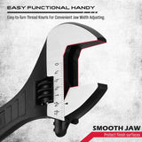 Door Hardware: SEDY 4Pc Adjustable Wrench Set Shifter Heavy Duty SAE & Metric Household Repair