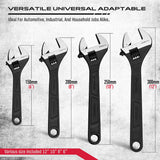 Door Hardware: SEDY 4Pc Adjustable Wrench Set Shifter Heavy Duty SAE & Metric Household Repair