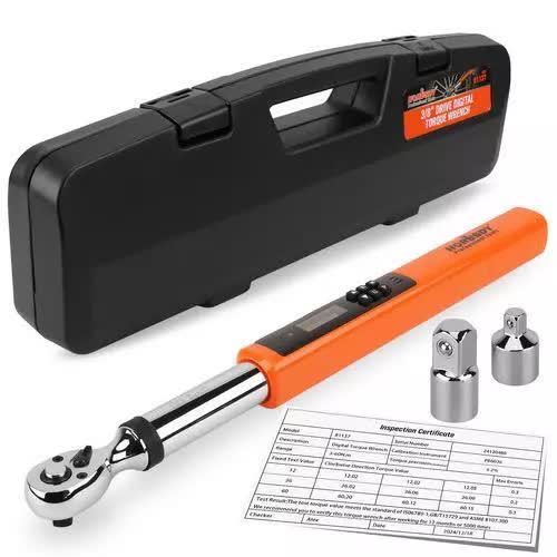 Hand Tools: 3/8" Drive Digital Torque Wrench Electronic Adjustable Torque Range 44ftlb