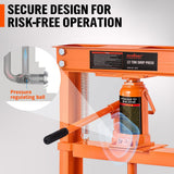 Automotive Lifts & Hoists: HORUSDY 12T Hydraulic Shop Press Bending H-Frame Benchtop Jack Stand Heavy Duty
