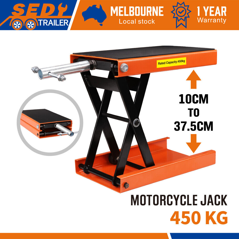 Lifts & Hoists: 205KG Motorcycle Motorbike Lift Jack Motorcycle Stand Hoist Repair Work Bench