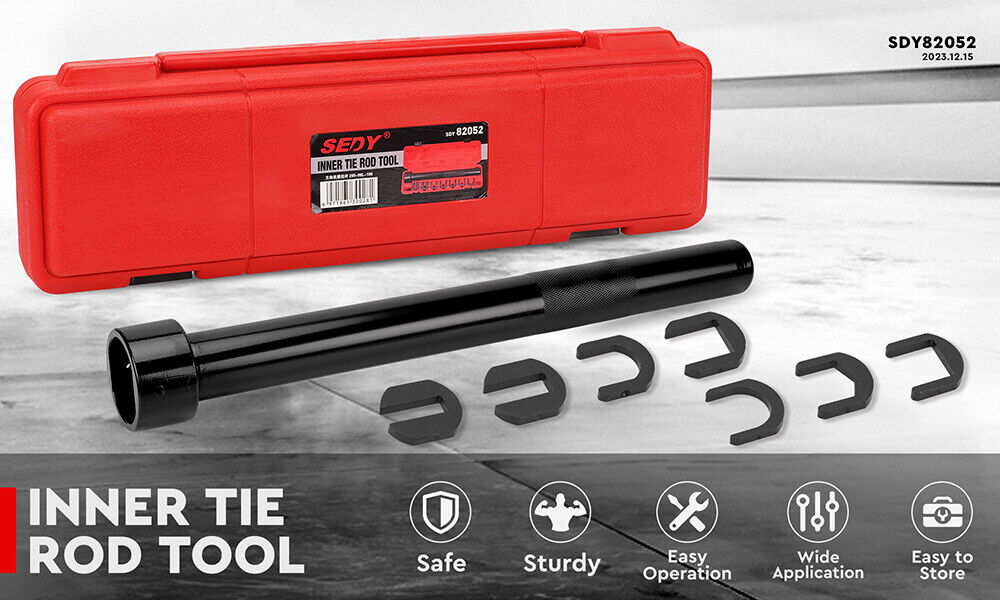Automotive Repair & Speciality Tools: SEDY Inner Tie Rod Removal Tool Kit 1/2 Inch Drive Tube Inner Tie Rods Vehicle