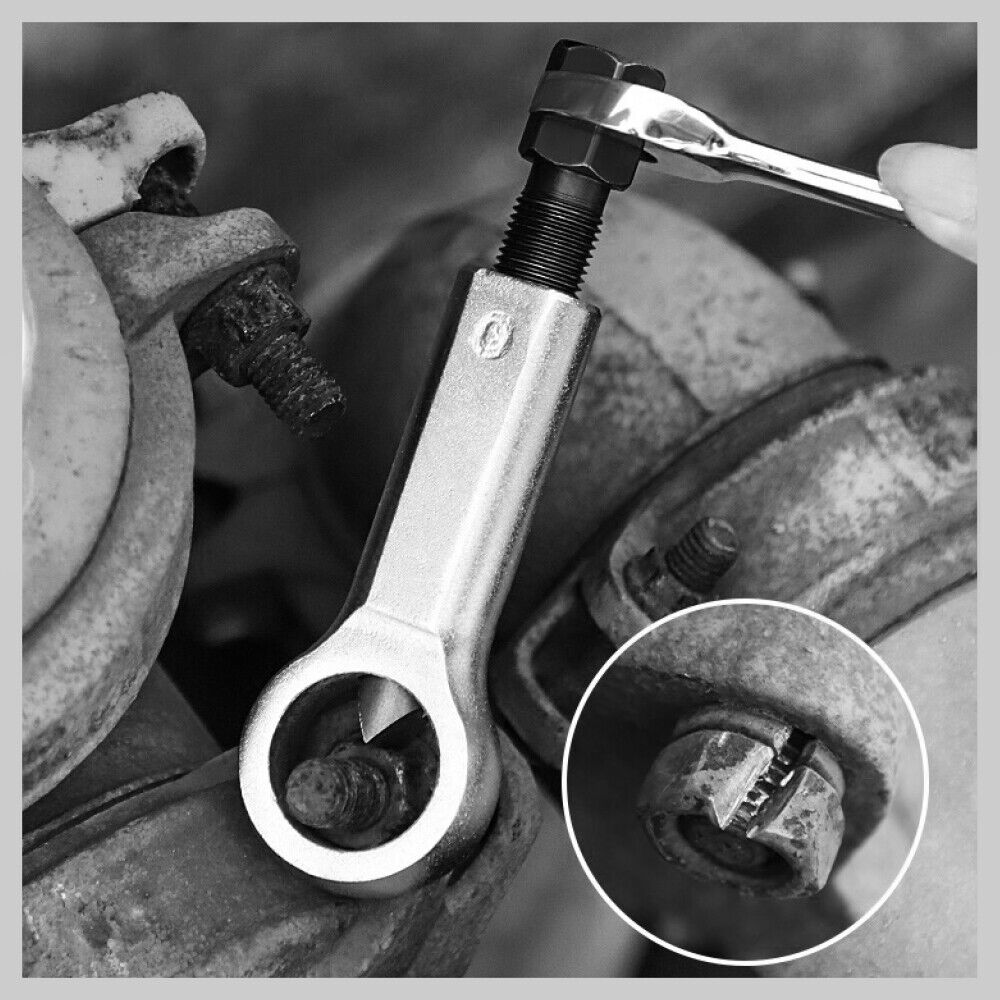 Automotive Decor: SEDY 4Pcs Metal Nut Splitter Kit Pressure Nut Cracker Remover Extractor Tool