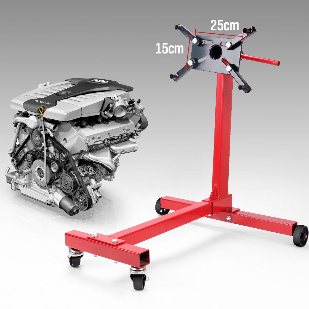 Lifts & Hoists: 450kg / 1000lb Engine Stand Cars Auto Motor Crane Industrial Workshop Move Hoist