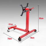Lifts & Hoists: 450kg / 1000lb Engine Stand Cars Auto Motor Crane Industrial Workshop Move Hoist