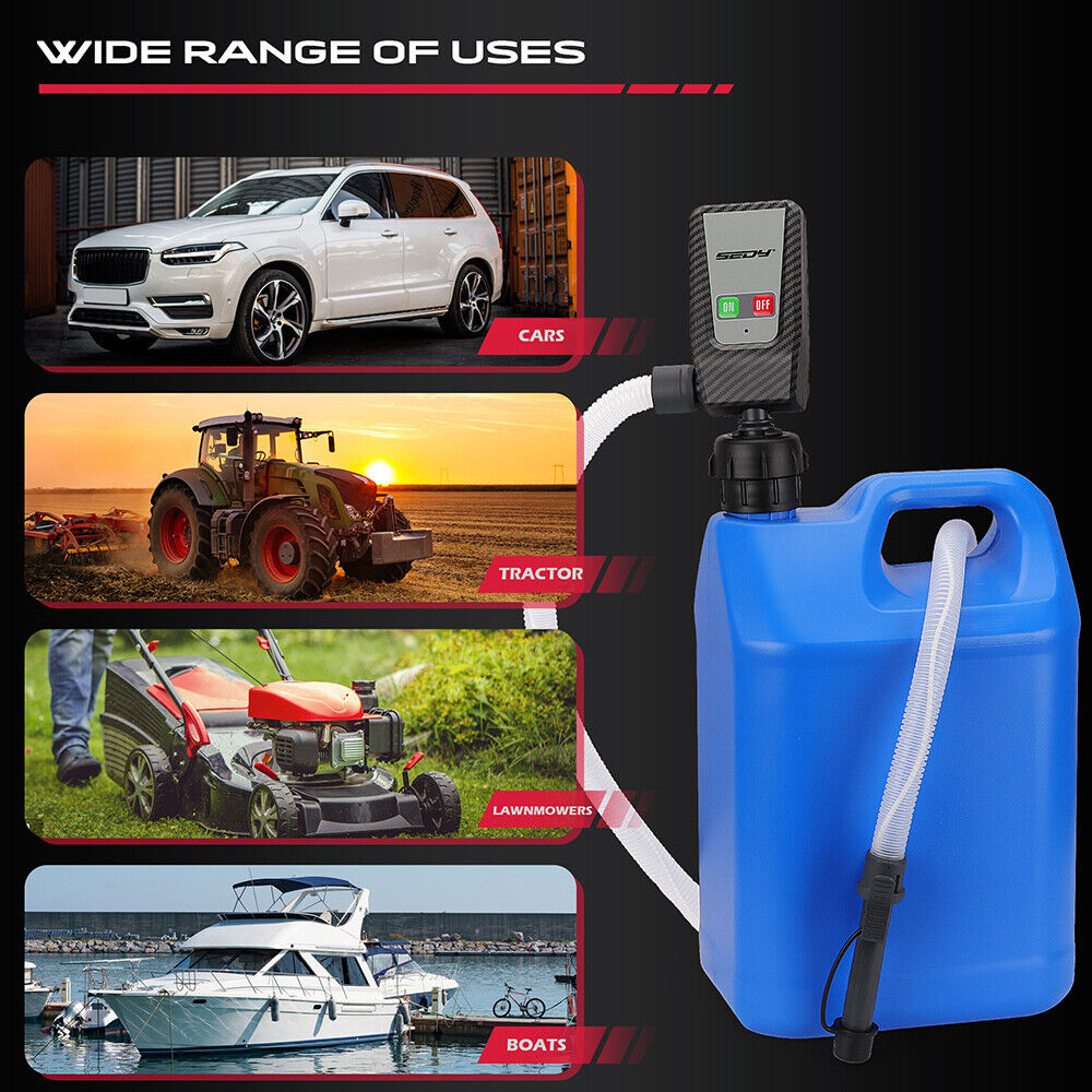 Fuel & Exhaust: Multipurpose Fuel Transfer Pump Battery Powered Gasoline Hose Transfer Pump Au