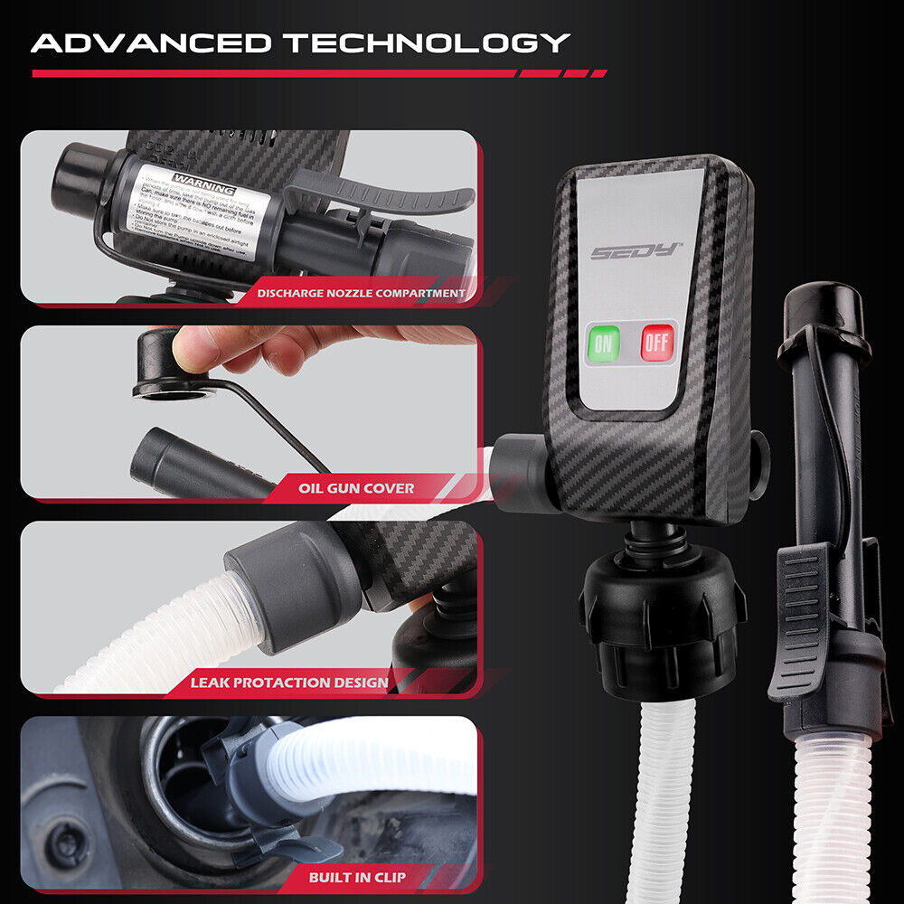 Fuel & Exhaust: Multipurpose Fuel Transfer Pump Battery Powered Gasoline Hose Transfer Pump Au