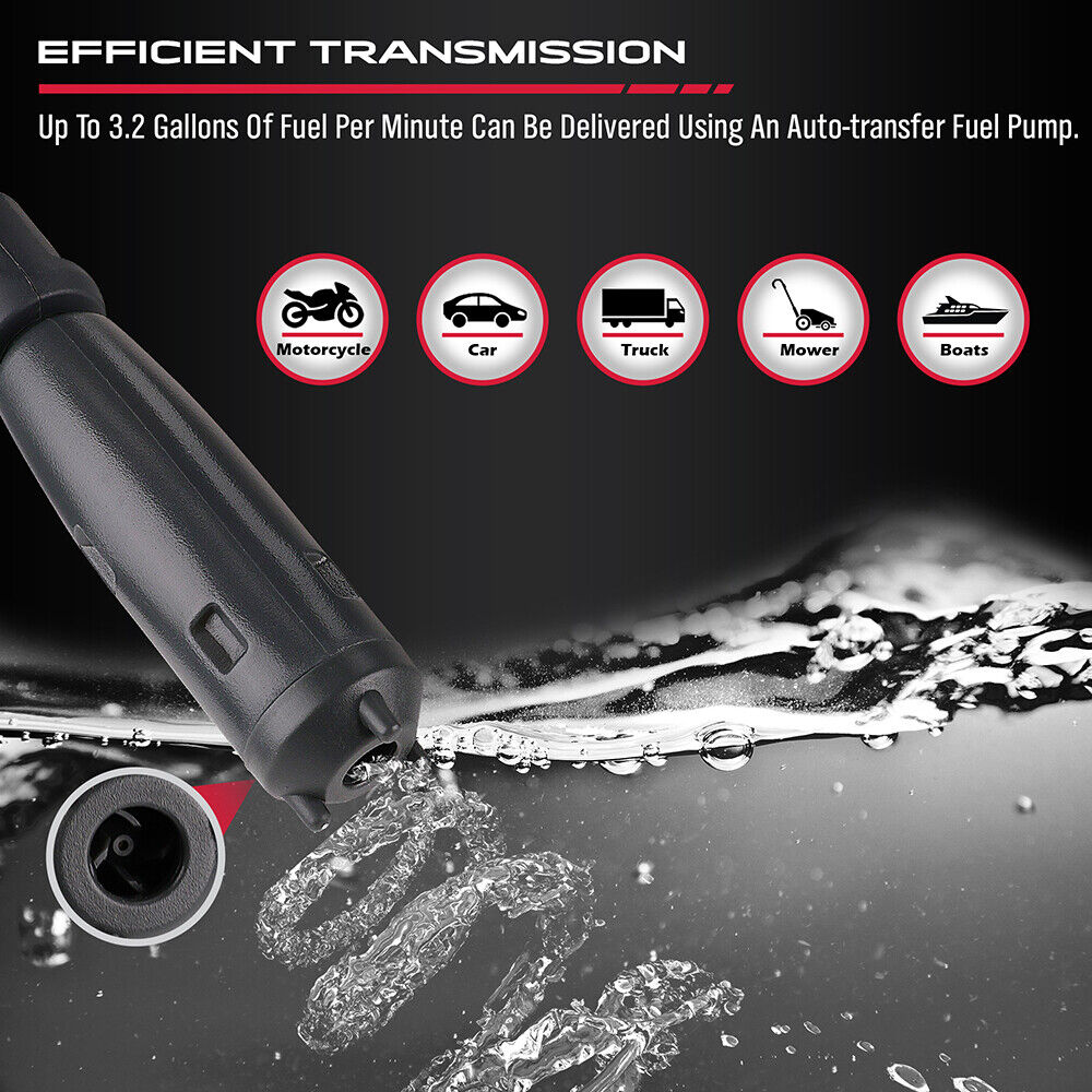 Fuel & Exhaust: Multipurpose Fuel Transfer Pump Battery Powered Gasoline Hose Transfer Pump Au