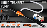 Fuel & Exhaust: Electric Oil Extractor Pump, Battery Power Fluid Extractors for Water Fuel Oil Pumping with Flexible Hose