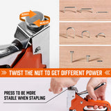 Hand Tools: HORUSDY 3in1 Staple Gun Heavy Duty Stapler Fastener Tool Tacker free Staples