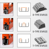 Hand Tools: HORUSDY 3in1 Staple Gun Heavy Duty Stapler Fastener Tool Tacker free Staples