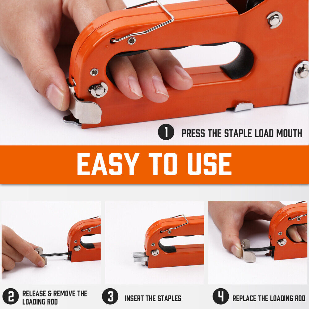 Hand Tools: HORUSDY 3in1 Staple Gun Heavy Duty Stapler Fastener Tool Tacker free Staples