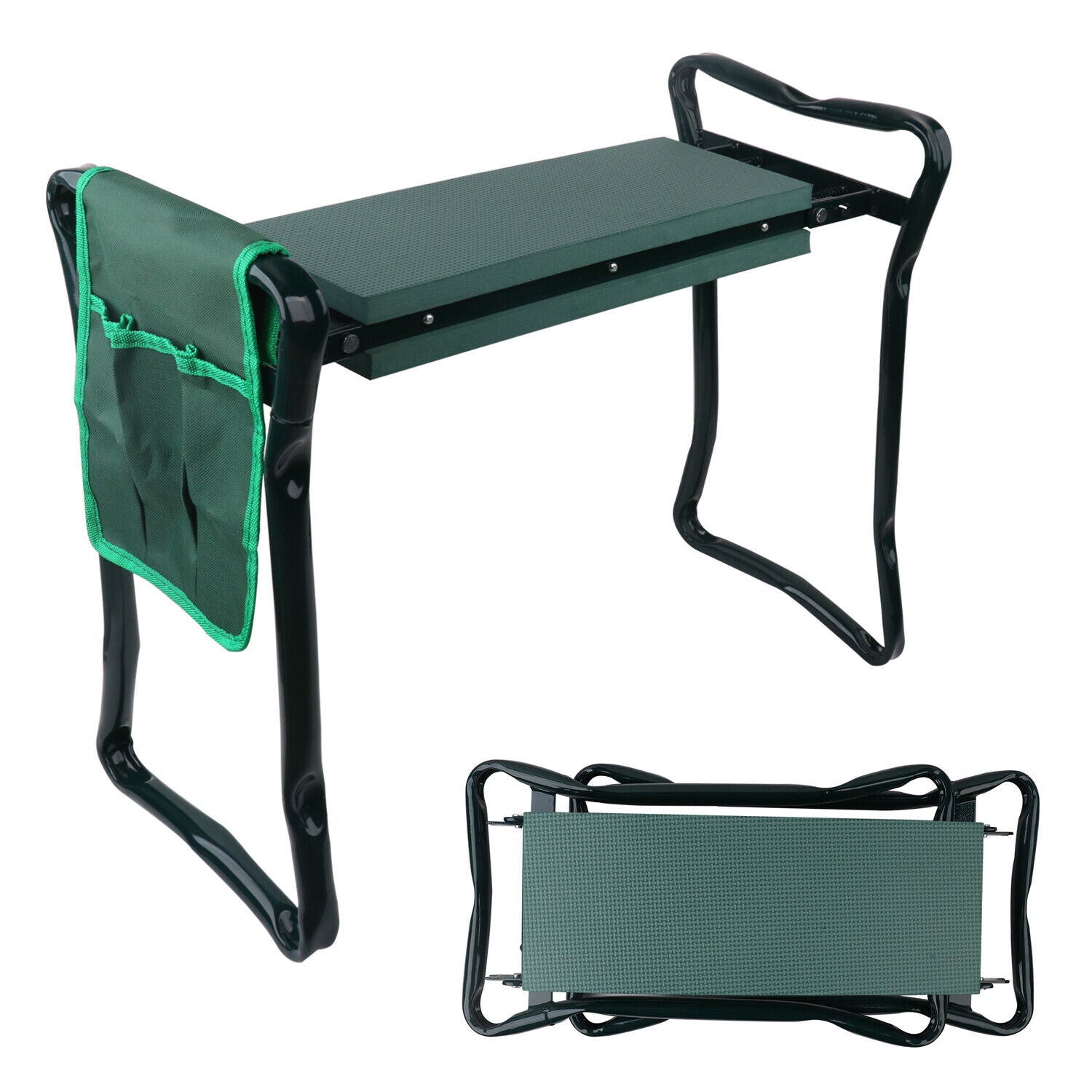 Pool Toys & Inflatables: HORUSDY Garden Kneeler Bench Foldable Stool Knee Soft Pad Seat with Tool Pouch