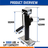 Automotive Lifts & Hoists: Trailer Caravan Canopy Jack Stand 2267kg 5000lbs Heavy Duty Solid Weld Bracket