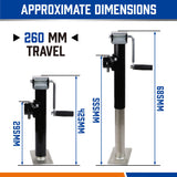 Automotive Lifts & Hoists: Trailer Caravan Canopy Jack Stand 2267kg 5000lbs Heavy Duty Solid Weld Bracket