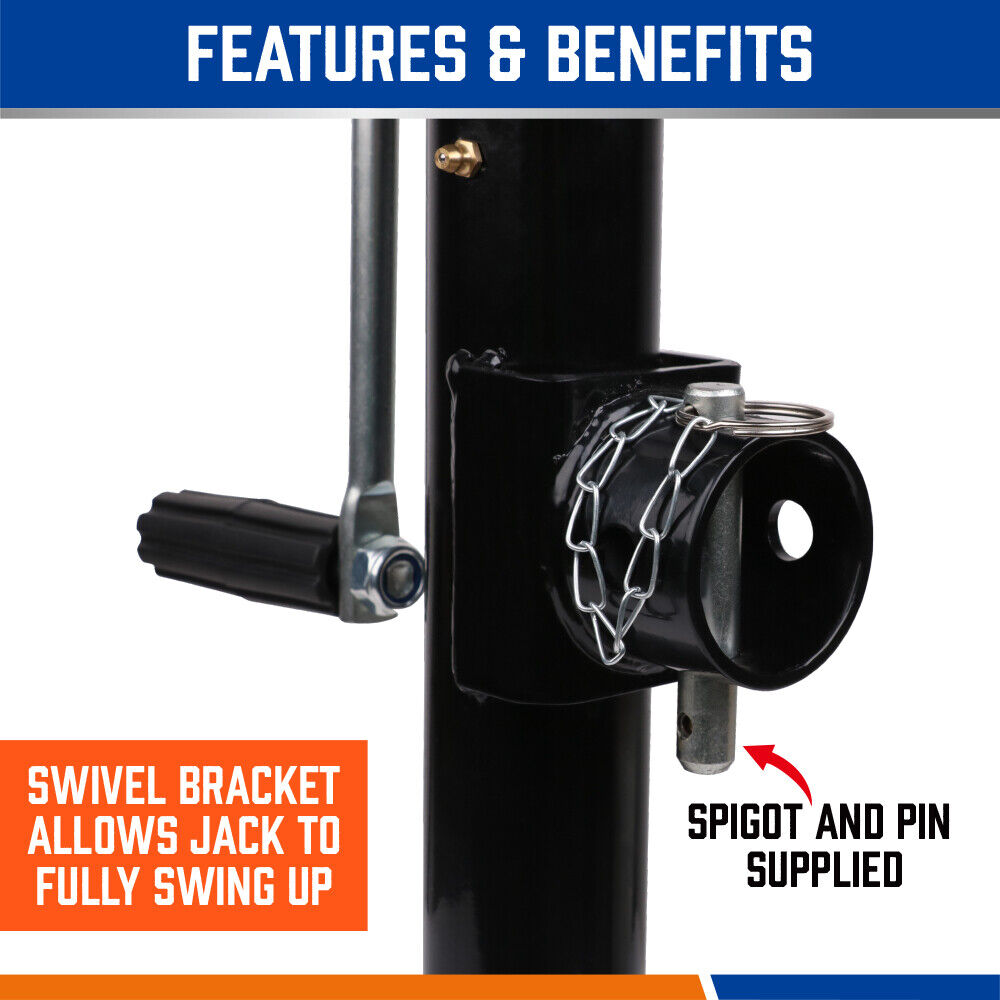 Automotive Lifts & Hoists: 2x Trailer Caravan Canopy Jack Stand 2267kg/ 5000lbs Heavy Duty Weld Bracket