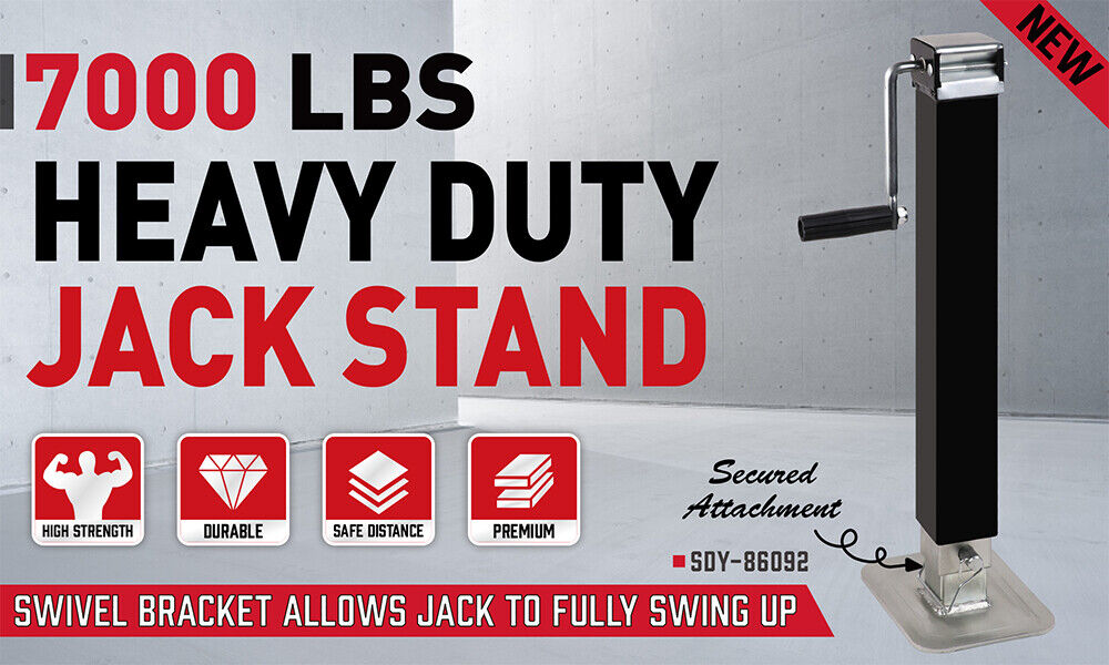 Bicycle Stands & Storage: TRAILER CANOPY CARAVAN JACK STAND 3175KG 7000LBS HEAVY DUTY STABILIZER LEGS