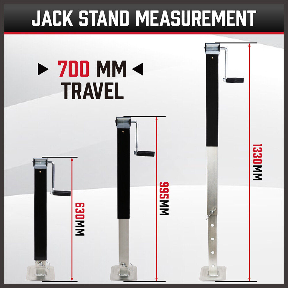 Bicycle Stands & Storage: TRAILER CANOPY CARAVAN JACK STAND 3175KG 7000LBS HEAVY DUTY STABILIZER LEGS