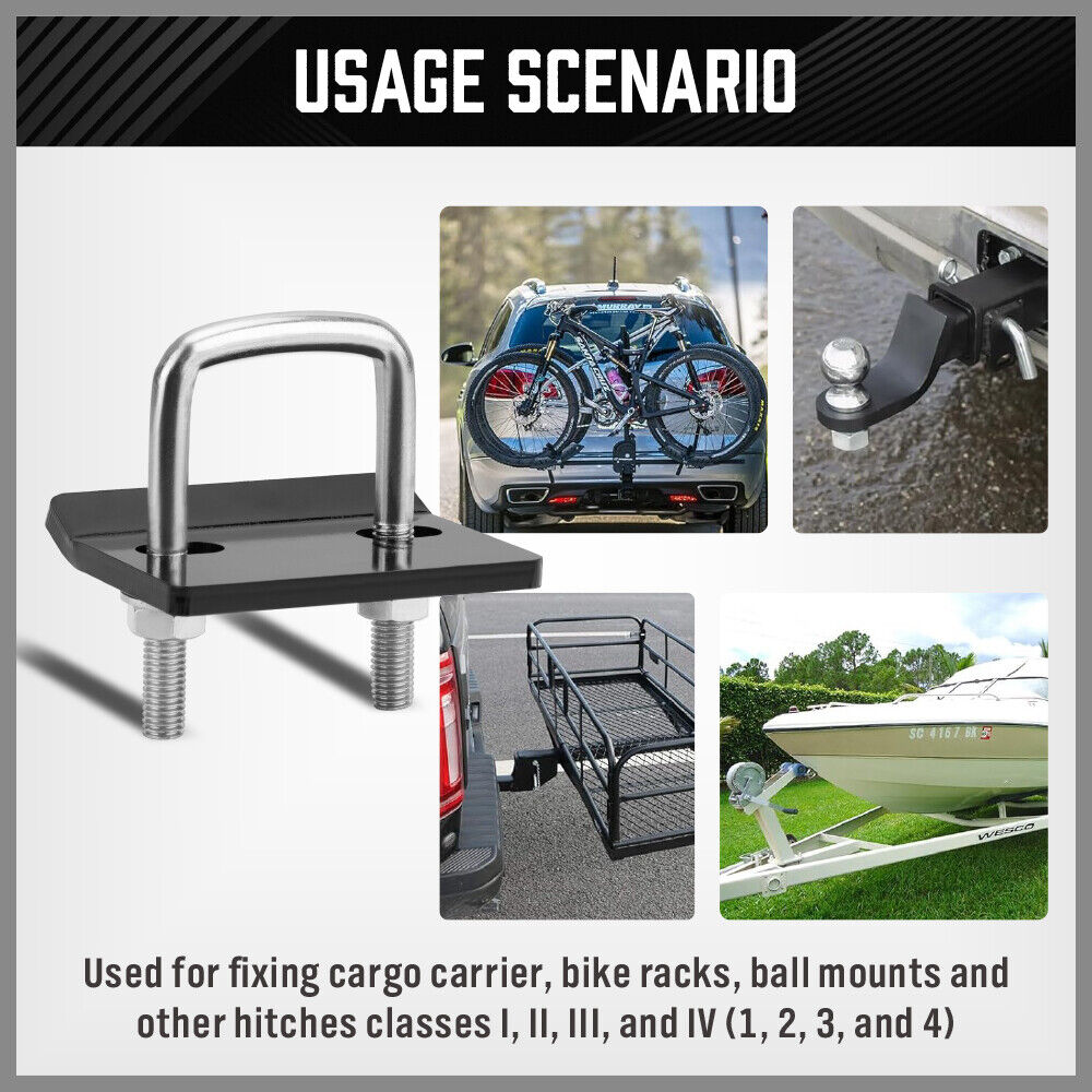 Bicycle Stands & Storage: Anti Rattle Tow Bar Hitch Tongue Stabilizer Tightener Bracket Caravan Trailer