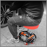 Mobility & Accessibility: SEDY 150kg Load Pneumatic Roller Seat Mechanic Rolling Stool With Tool Tray AU