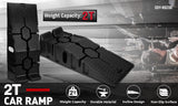 Automotive Loading Ramps: SEDY 2Pcs 2 Ton Heavy Duty Car Ramps 17cm Rise Antiskid Vehicle Service Ramp Au