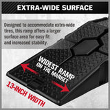 Automotive Loading Ramps: SEDY 2Pcs 2 Ton Heavy Duty Car Ramps 17cm Rise Antiskid Vehicle Service Ramp Au