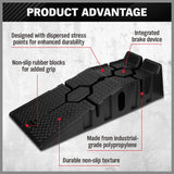 Automotive Loading Ramps: SEDY 2Pcs 2 Ton Heavy Duty Car Ramps 17cm Rise Antiskid Vehicle Service Ramp Au