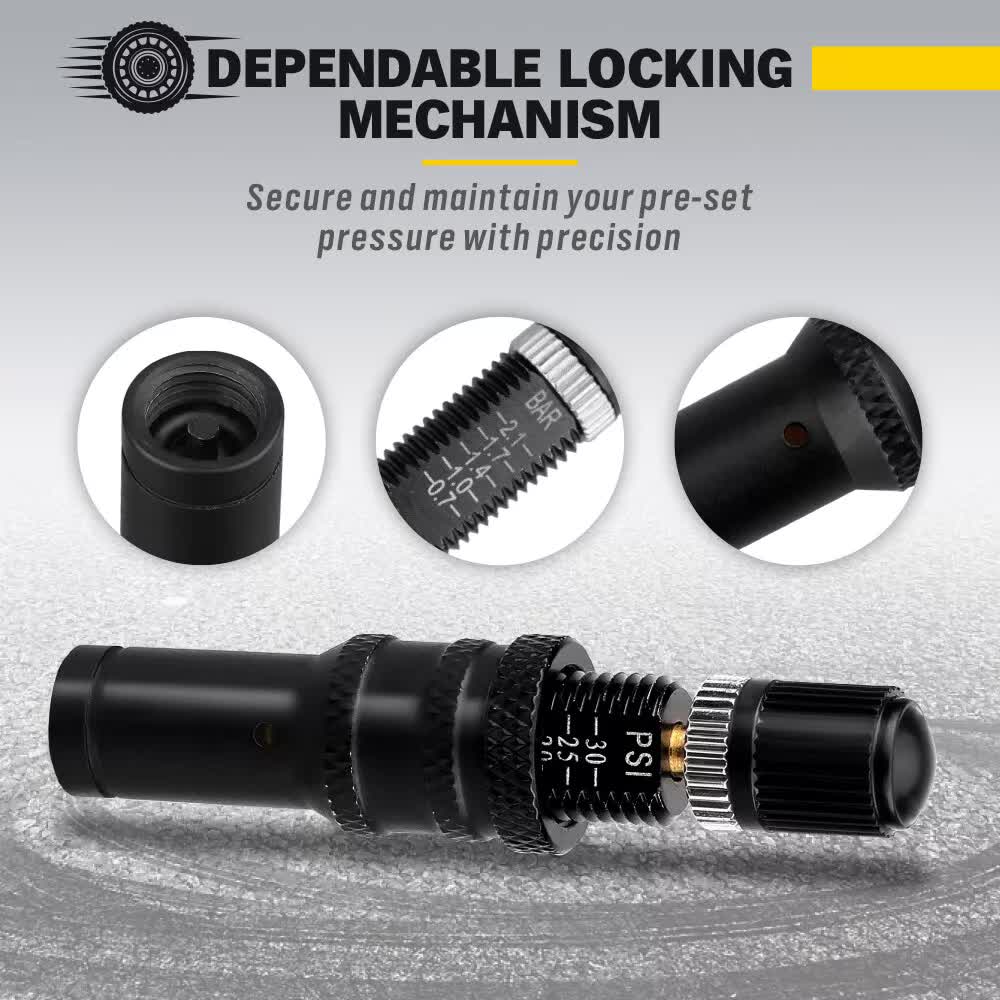 Hand Tools: 4Pcs Tyre Deflators Air Deflator Tire Valve Core Tool 10~30 PSI Portable 4x4 Au