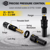 Hand Tools: 4Pcs Tyre Deflators Air Deflator Tire Valve Core Tool 10~30 PSI Portable 4x4 Au