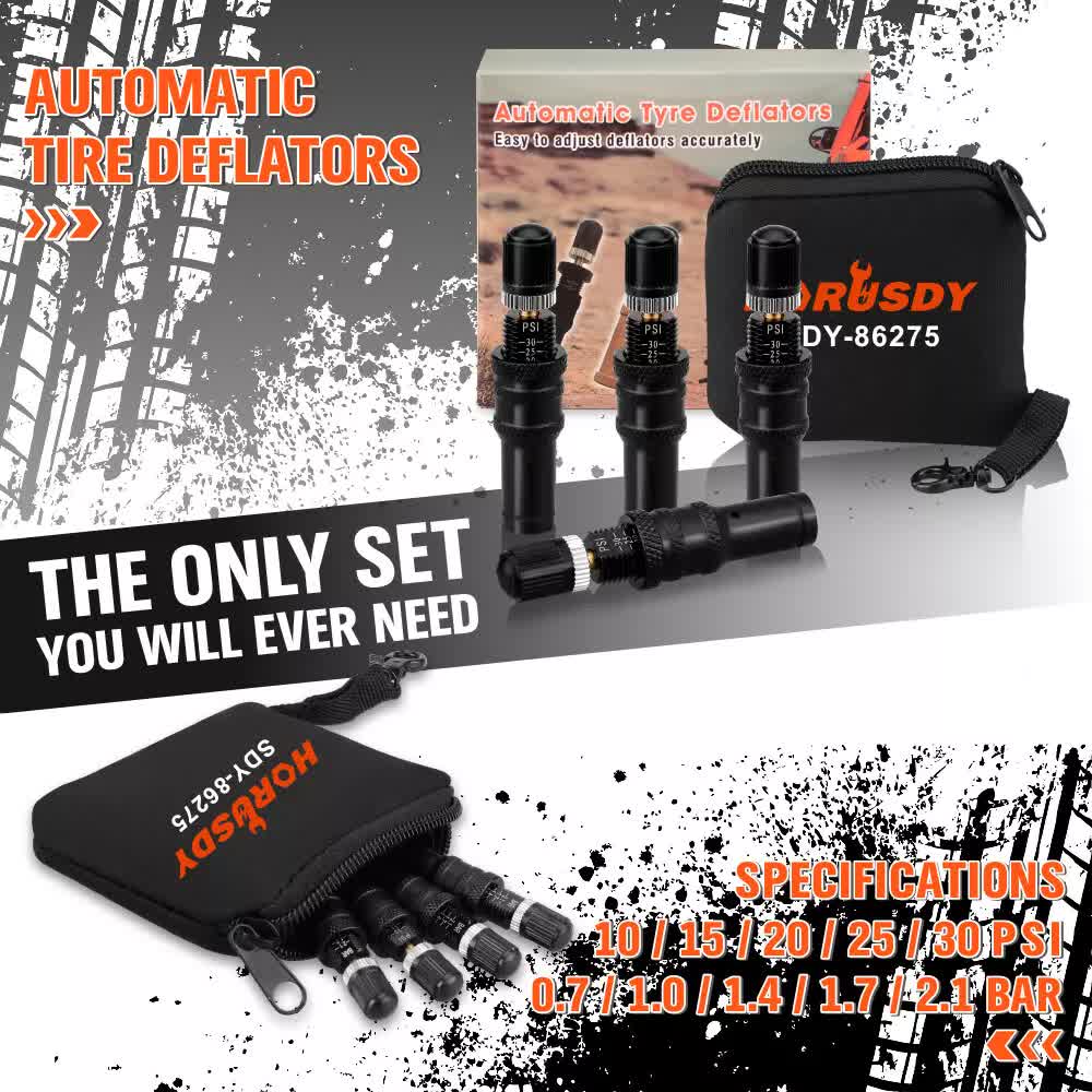 Hand Tools: 4Pcs Tyre Deflators Air Deflator Tire Valve Core Tool 10~30 PSI Portable 4x4 Au