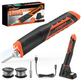 Power Banks & Chargers: HORUSDY 8W 4V Max Cordless Soldering Iron Rechargeable with Lithium-Ion Battery