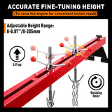 1.5M Engine Support Bar Engine Load Leveler 1100Lb Transmission Dual Hook Garage