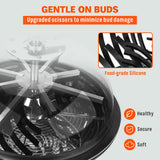 19 inch Bud Leaf Bowl Trimmer Tumble Stainless Steel Blades Twisted Spin Cut