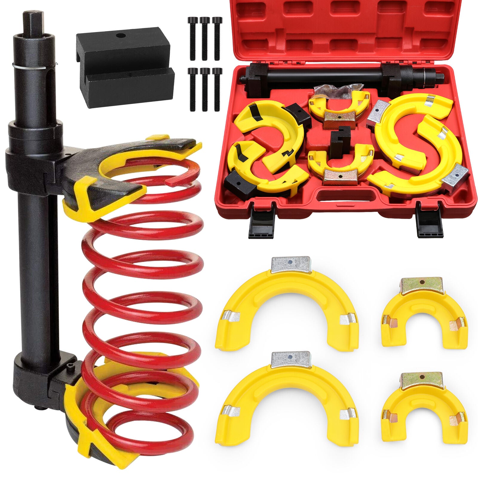 Automotive Repair & Speciality Tools: HORUSDY 4500Kg Macpherson Strut Coil Spring Compressor Dumper Extractor Tool