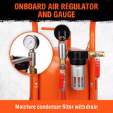 Air Compressors: 40L Sandblasting Tank Portable Sand Grit Blaster Abrasive Gun Car Trucks