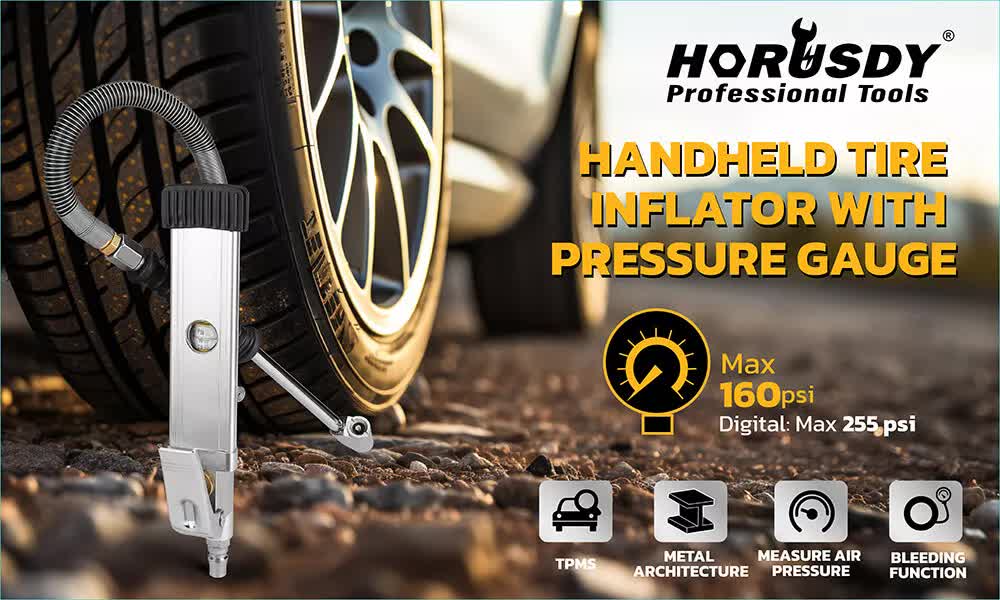 Air Compressors: 3in1 255PSI Tyre Inflator Car Motorcycle Air Tire Pressure Gauge Hose Pump Au