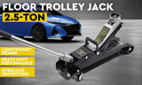 Hand Tools: Hydraulic Floor Jack 2.5T Trolley Low Profile Car Track Quick Lifting 85-385mm