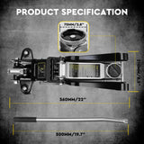 Hand Tools: Hydraulic Floor Jack 2.5T Trolley Low Profile Car Track Quick Lifting 85-385mm