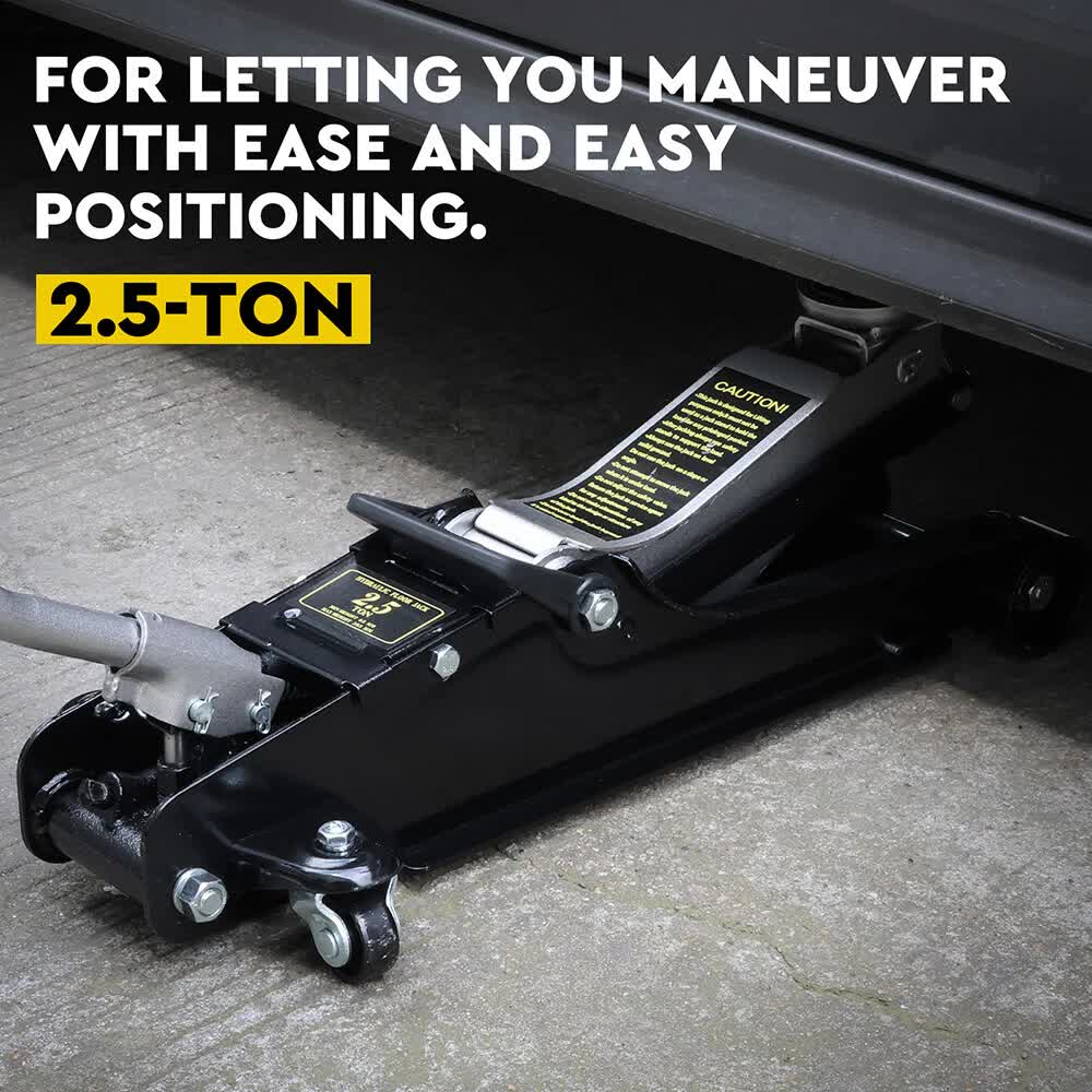 Hand Tools: Hydraulic Floor Jack 2.5T Trolley Low Profile Car Track Quick Lifting 85-385mm