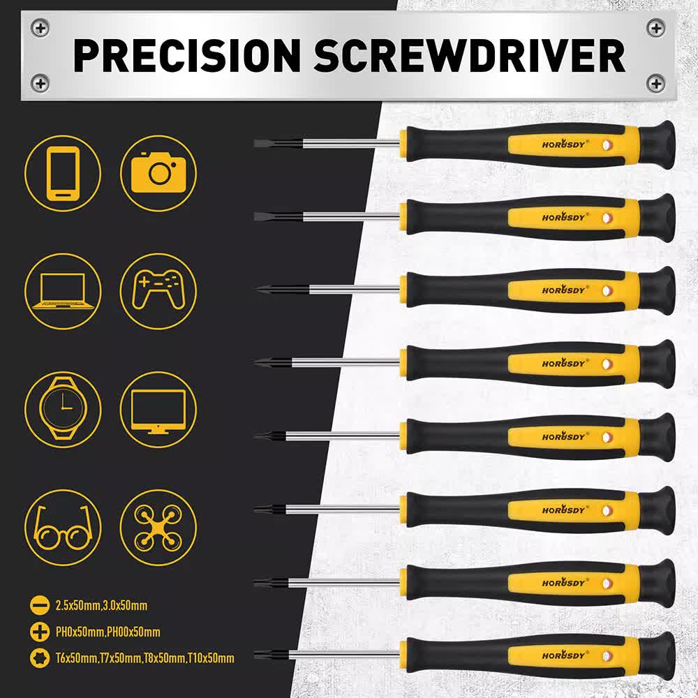 Screwdrivers: 140Pcs Magnetic Screwdriver Set Hex Key Magnetizer Demagnetizer Precision Screwdriver
