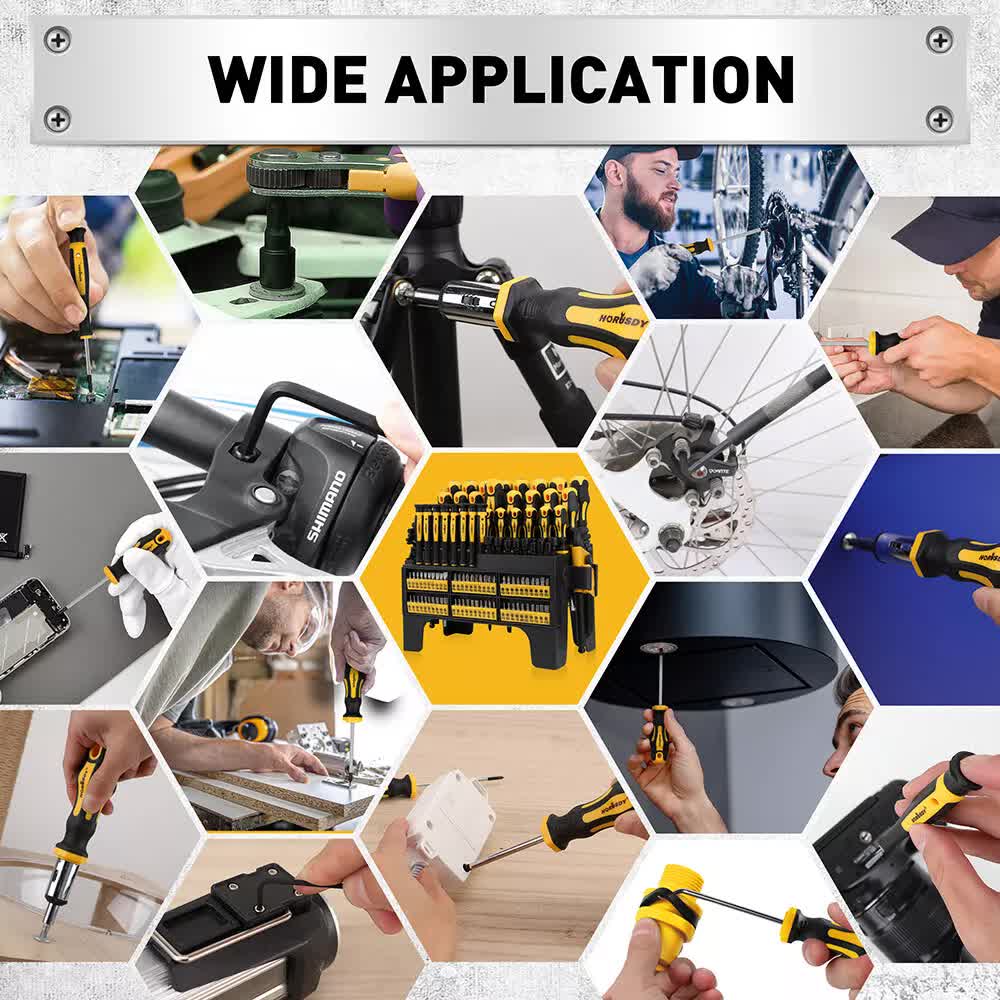 Screwdrivers: 140Pcs Magnetic Screwdriver Set Hex Key Magnetizer Demagnetizer Precision Screwdriver