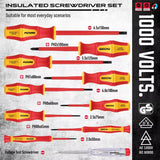 Hand Tools: Magnetic Insulated Screwdriver Pliers Set 1000V Electrical Tool Hose Pinch Box