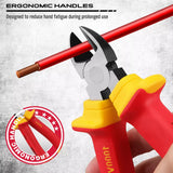 Hand Tools: Magnetic Insulated Screwdriver Pliers Set 1000V Electrical Tool Hose Pinch Box
