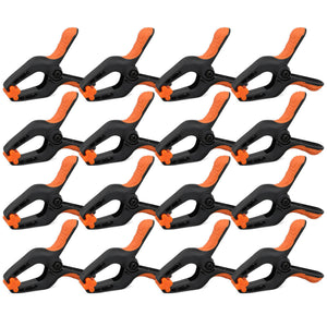 16Pcs 3" Spring Clamps Plastic Clamps Gluing Clamping Securing DIY Photography