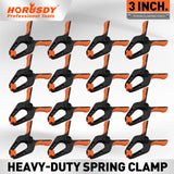 16Pcs 3" Spring Clamps Plastic Clamps Gluing Clamping Securing DIY Photography