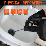 Sewage Pumps: Drain Auger Drain Cleaner Unblocker Auger Sewage Pipe Cleaning Plumbing Tool