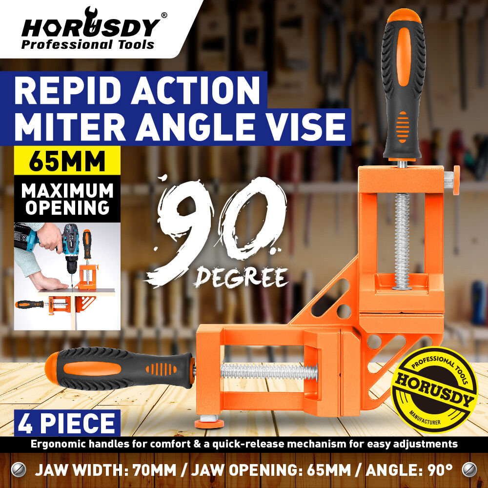 Tool Clamps & Vices: 90° Degree Corner Clamp Welding Vice Woodworking Alloy Body With Quick Release