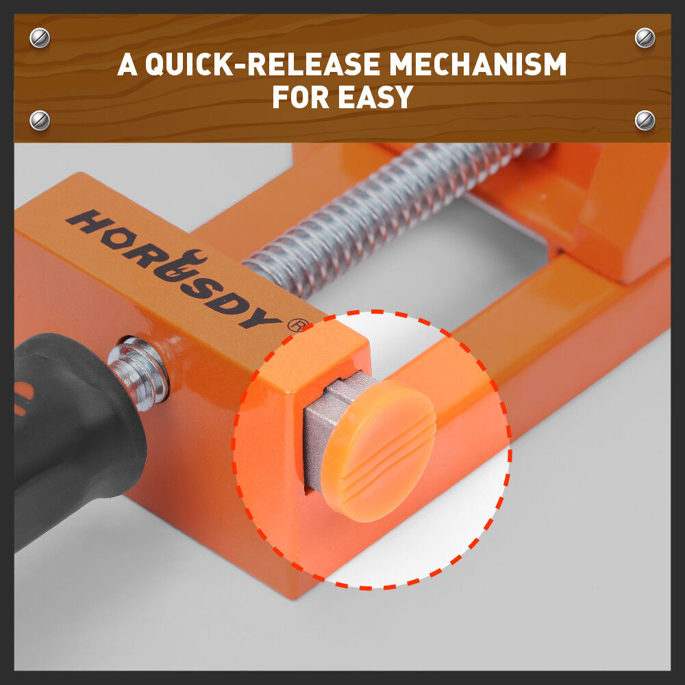 Tool Clamps & Vices: 90° Degree Corner Clamp Welding Vice Woodworking Alloy Body With Quick Release